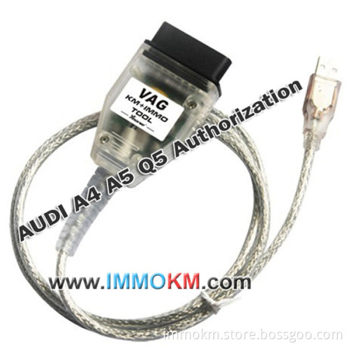 AUDI A4 A5 Q5 Authorization for VAG KM IMMO TOOL and Micronas OBD TOOL (CDC32XX) Cable